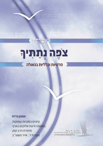 תמונת הכריכה של אשיחה אייר תשע"ב